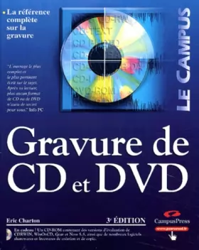 Couverture du produit · Gravure de CD et DVD (avec CD-Rom)