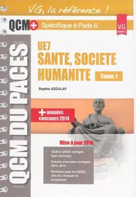 Couverture du produit · UE7 santé, société, humanité optimisé pour Paris 6: Tome 1