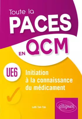 Couverture du produit · UE6 - Initiation à la connaissance du médicament