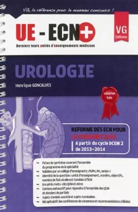 Couverture du produit · Urologie