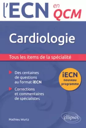 Couverture du produit · Cardiologie iECN Nouveau Programme en QCM