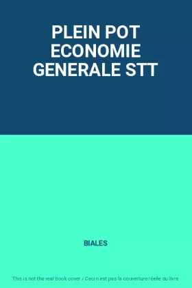 Couverture du produit · PLEIN POT ECONOMIE GENERALE STT