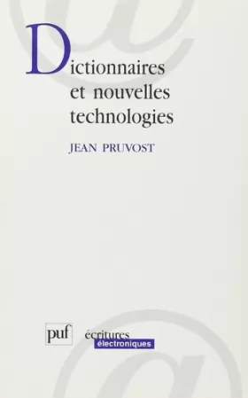 Couverture du produit · Dictionnaires et nouvelles technologies