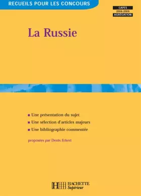 Couverture du produit · La Russie : Capes 2007-2008,agrégation