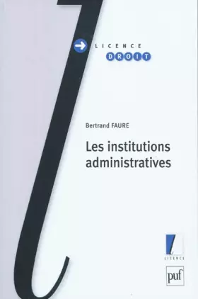 Couverture du produit · Les institutions administratives