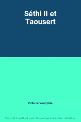 Couverture du produit · Séthi II et Taousert
