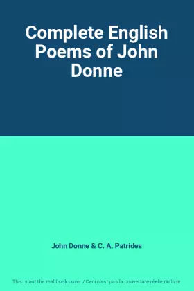 Couverture du produit · Complete English Poems of John Donne