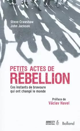 Couverture du produit · Petits actes de rebellion