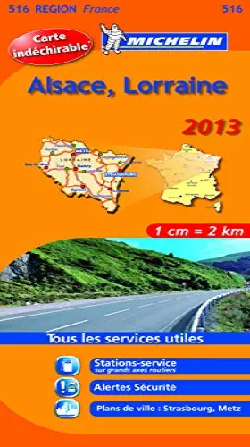 Couverture du produit · CARTE ROUTIERE 516 ALSACE LORRAINE 2013