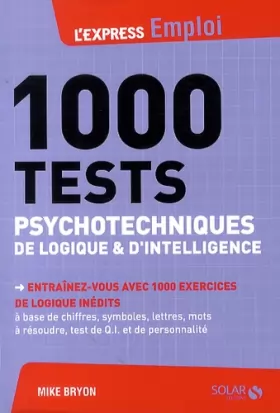 Couverture du produit · 1000 tests psychotechniques de logique et d'intelligence