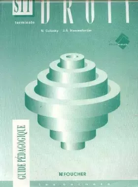 Couverture du produit · Droit, terminale STT: Guide pédagogique