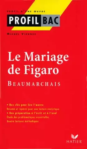 Couverture du produit · Profil d'une oeuvre : Le mariage de Figaro, Beaumarchais