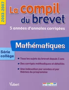 Couverture du produit · Mathématiques Série collège : 2003-2007