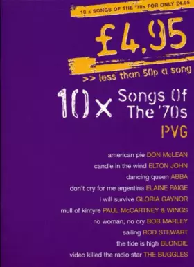 Couverture du produit · 10 Songs Of The 70's: PVG