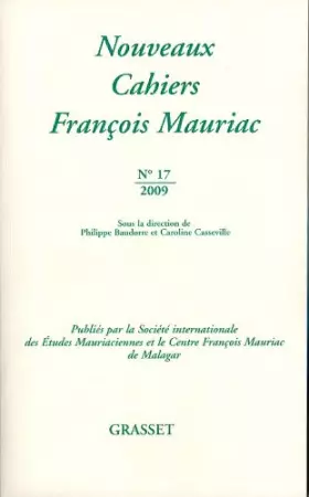 Couverture du produit · Nouveaux cahiers François Mauriac N°17