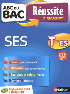 Couverture du produit · ABC du BAC Réussite SES Term ES