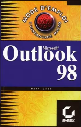 Couverture du produit · Outlook 98 : mode d'emploi