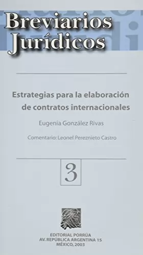 Couverture du produit · ESTRATEGIAS PARA LA ELABORACION DE CONTRATOS INTERNACIONAL 3