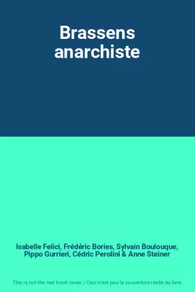 Couverture du produit · Brassens anarchiste