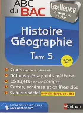 Couverture du produit · ABC du BAC Excellence Histoire - Géographie Term S