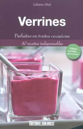 Couverture du produit · Verrines