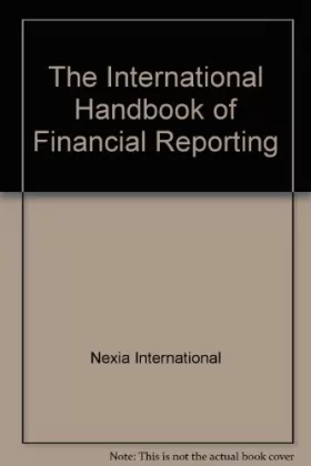 Couverture du produit · The International Handbook of Financial Reporting