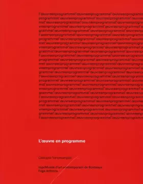 Couverture du produit · L'oeuvre en programme : Catalogue français-anglais