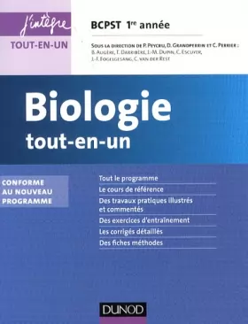 Couverture du produit · Biologie tout-en-un BCPST 1re année - 3e éd. - Conforme au nouveau programme: Conforme au nouveau programme