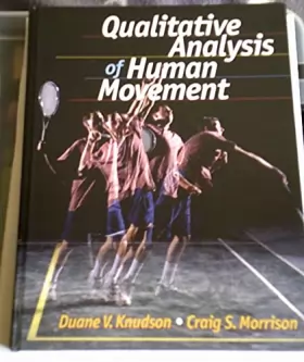 Couverture du produit · Qualitative Analysis of Human Movement