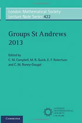 Couverture du produit · Groups St Andrews 2013