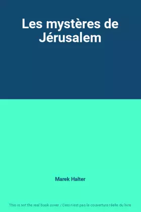 Couverture du produit · Les mystères de Jérusalem