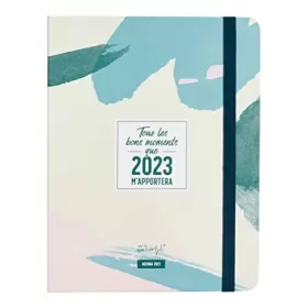 Couverture du produit · Mr. Wonderful - Agenda Office 2023 Semainier - Tous les bons moments que 2023 m’apportera, WOA2212297FRZ0