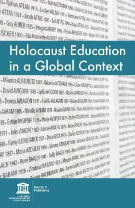 Couverture du produit · Holocaust Education in a Global Context