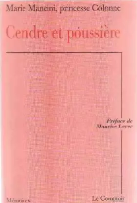 Couverture du produit · Cendre et poussière : Mémoires