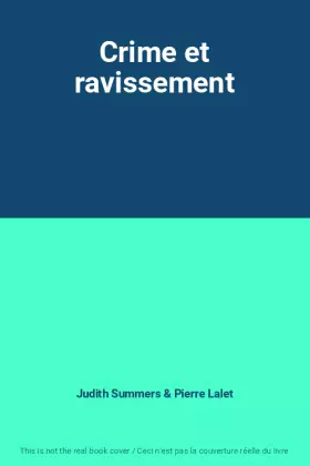 Couverture du produit · Crime et ravissement