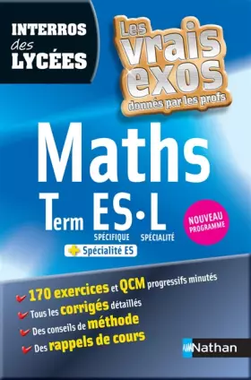 Couverture du produit · Interros des Lycées Maths Terminale ES.L