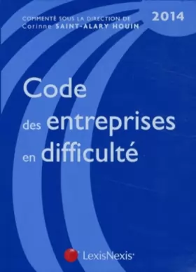 Couverture du produit · Code des entreprises en difficulté 2014