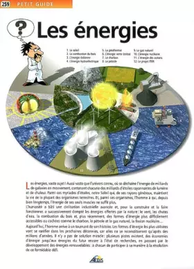 Couverture du produit · PG259 - Les énergies