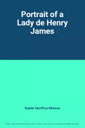 Couverture du produit · Portrait of a Lady de Henry James