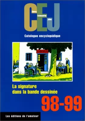 Couverture du produit · La signature dans la bande dessinée: CEJ