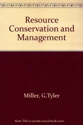 Couverture du produit · Resource Conservation and Management
