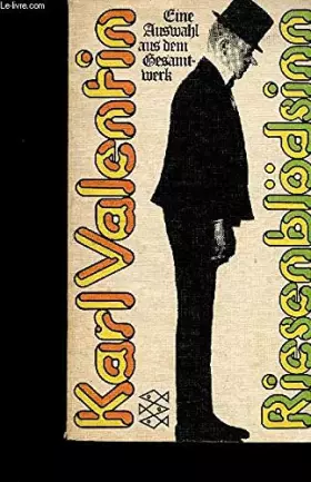 Couverture du produit · Riesenblödsinn. Eine Auswahl aus dem Werk.