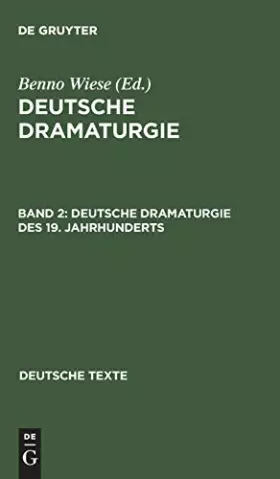 Couverture du produit · Deutsche Dramaturgie Des 19. Jahrhunderts
