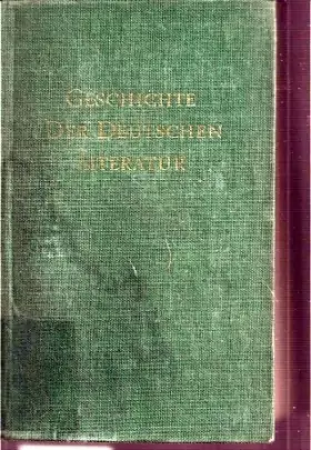 Couverture du produit · Geschichte der deutschen Literatur vom jungen Deut
