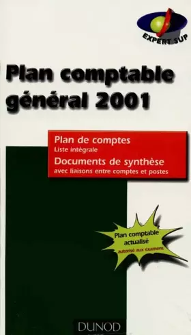 Couverture du produit · Plan comptable général : Plan comptable actualisé, édition 2001