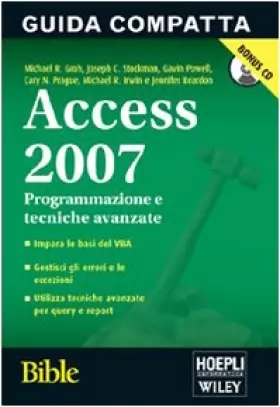 Couverture du produit · Access 2007 Bible. Programmazione e tecniche avanzate