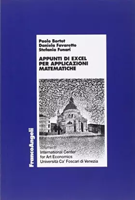 Couverture du produit · Appunti di Excel per applicazioni matematiche