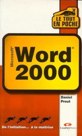 Couverture du produit · Word 2000