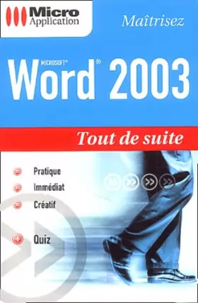 Couverture du produit · Word 2003