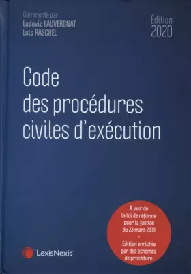 Couverture du produit · Code des procédures civiles d'exécution 2020